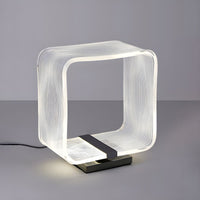 Lampe de chevet Design en Acrylique Carrée - Opale