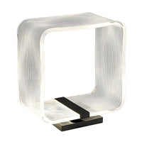 Lampe de chevet Design en Acrylique Carrée - Opale