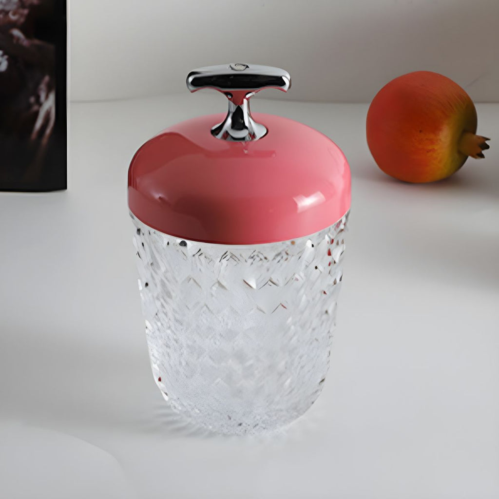 Lampe de chvet Scandinave en Verre Taillé - Opale