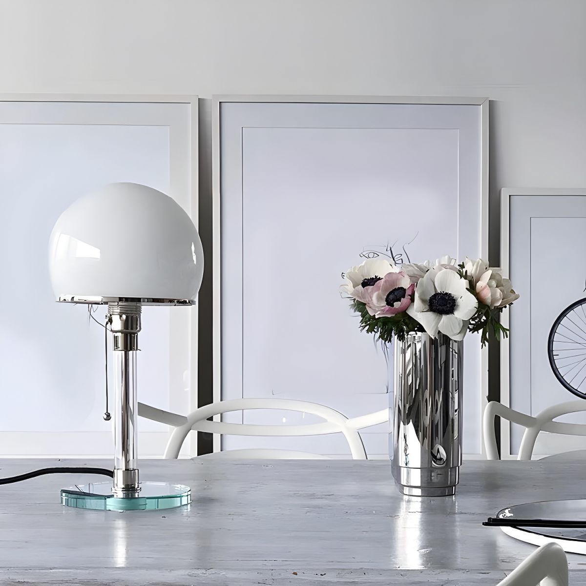 Lampe de chevet Design Scandinave à Dôme - Opale