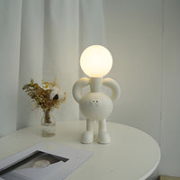 Lampe de chevet Boule en Verre Cartoon - Opale
