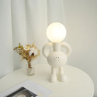 Lampe de chevet Boule en Verre Cartoon - Opale