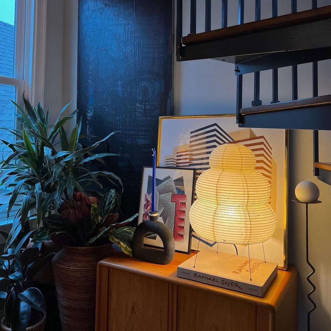 Lampe de chevet Japonaise en Papier Akari - section Image