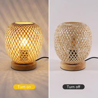 Lampe de chevet Bambou et Rotin - Opale