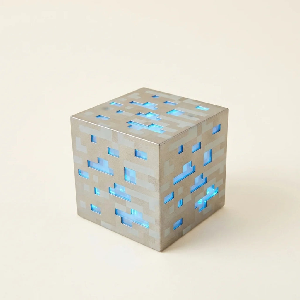 Lampe de chevet Minecraft en Minerai