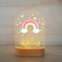 Lampe de chevet Enfant Jungle Nom Personnalisé - Opale