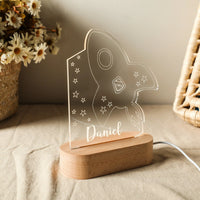 Lampe de chevet Bébé Prénom Personnalisé - Opale