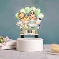 Lampe de chevet Animaux Jungle - Opale