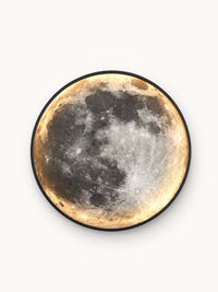 Applique Murale Pleine Lune et Terre 3D LED