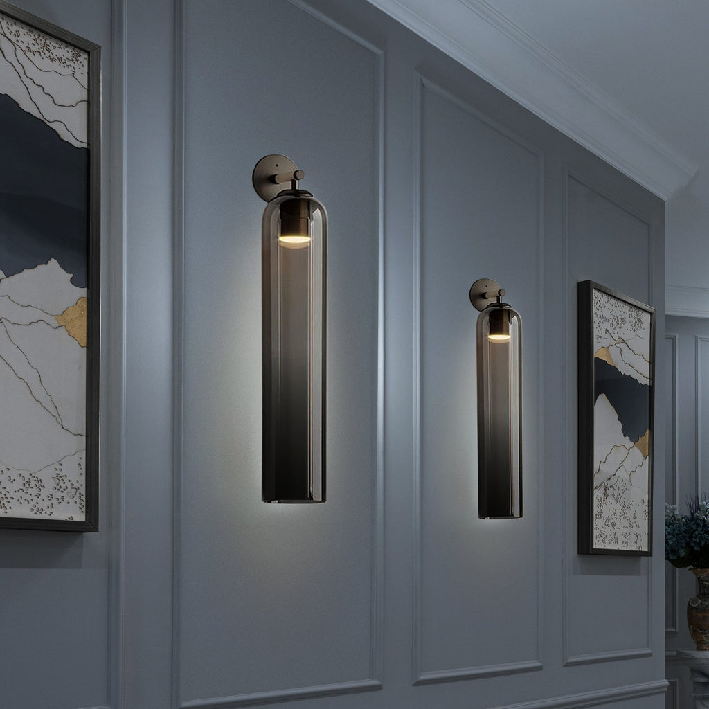 Applique murale en verre d'art, galerie photo