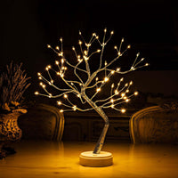 Lampe de chevet Arbre Lumineux LED - Opale