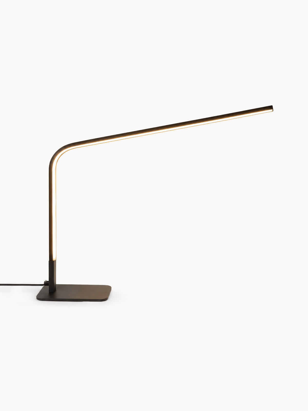 Grande Lampe de Bureau LED Moderne Noir