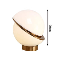 Lampe de chevet Boule en verre style Nordique - Opale