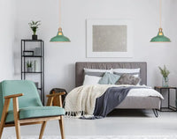 Lampe de chevet Suspendue style Rétro Colorée - Opale