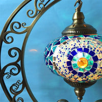 Lampe de chevet Lune style Art-Déco - Opale