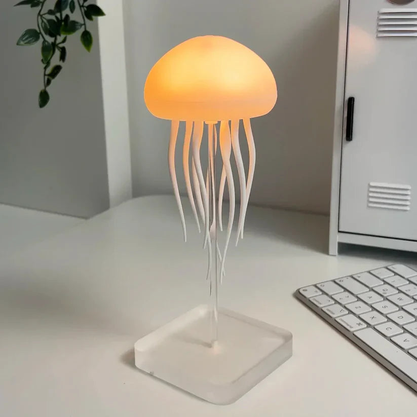 Lampe de Chevet Originale Méduse Dansante LED - Opale Image