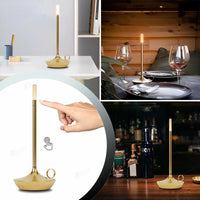 Lampe de chevet Industrielle en Forme de Bougeoir - Opale