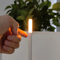 Lampe de chevet Industrielle en Forme de Bougeoir - Opale