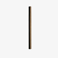 Applique murale extérieure LED minimaliste noire, vue produit sur fond clair