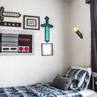 Lampe-torche-minecraft-mur