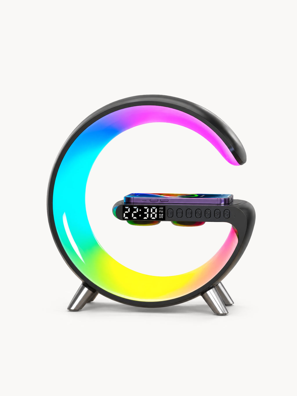 Lampe Réveil Bluetooth et Induction