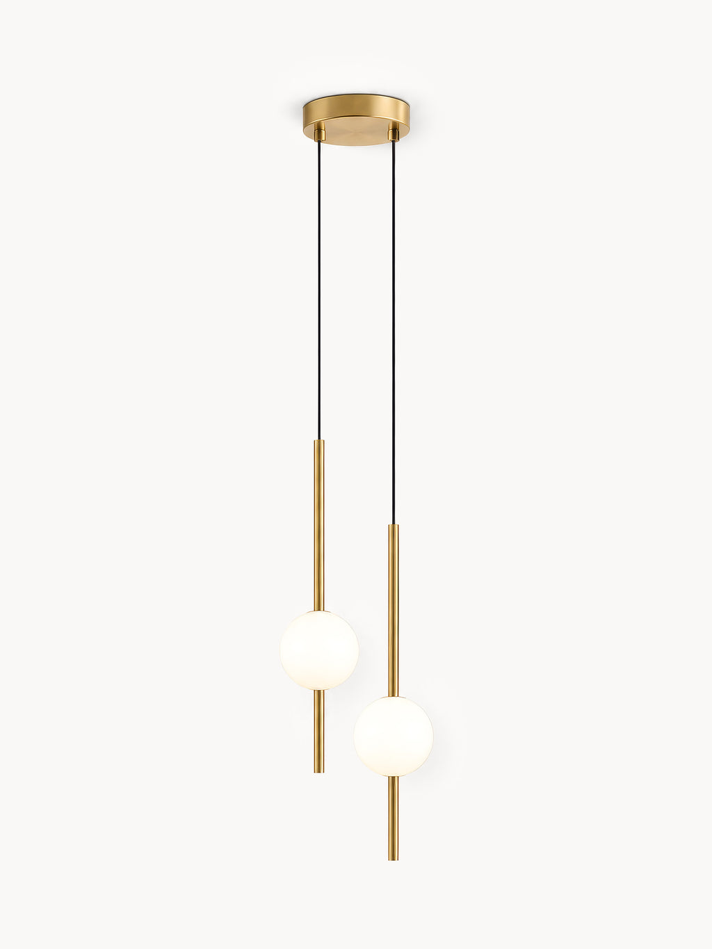 Suspension Moderne Boule en Verre Nordique