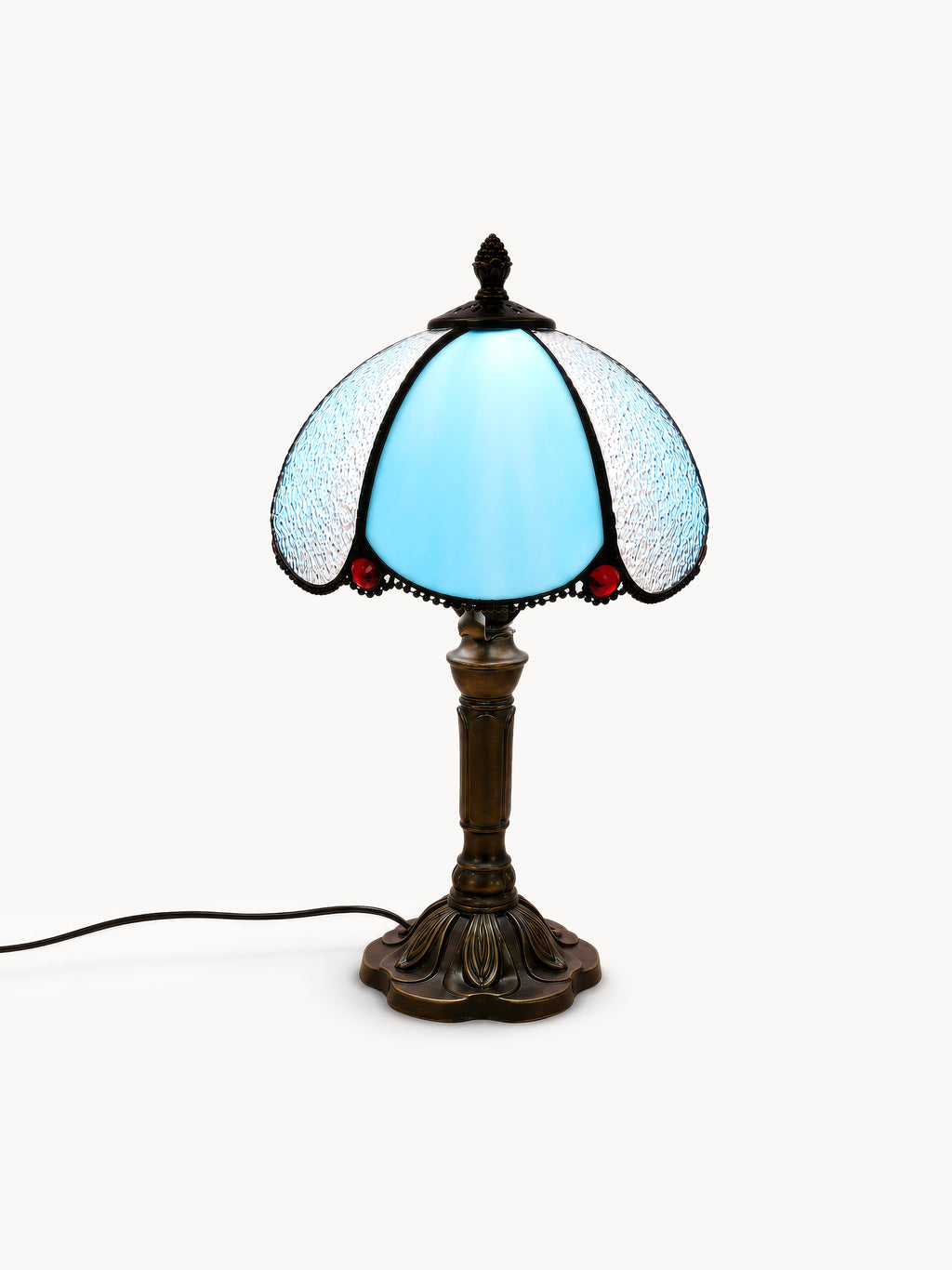Lampe Tiffany Bleu Design