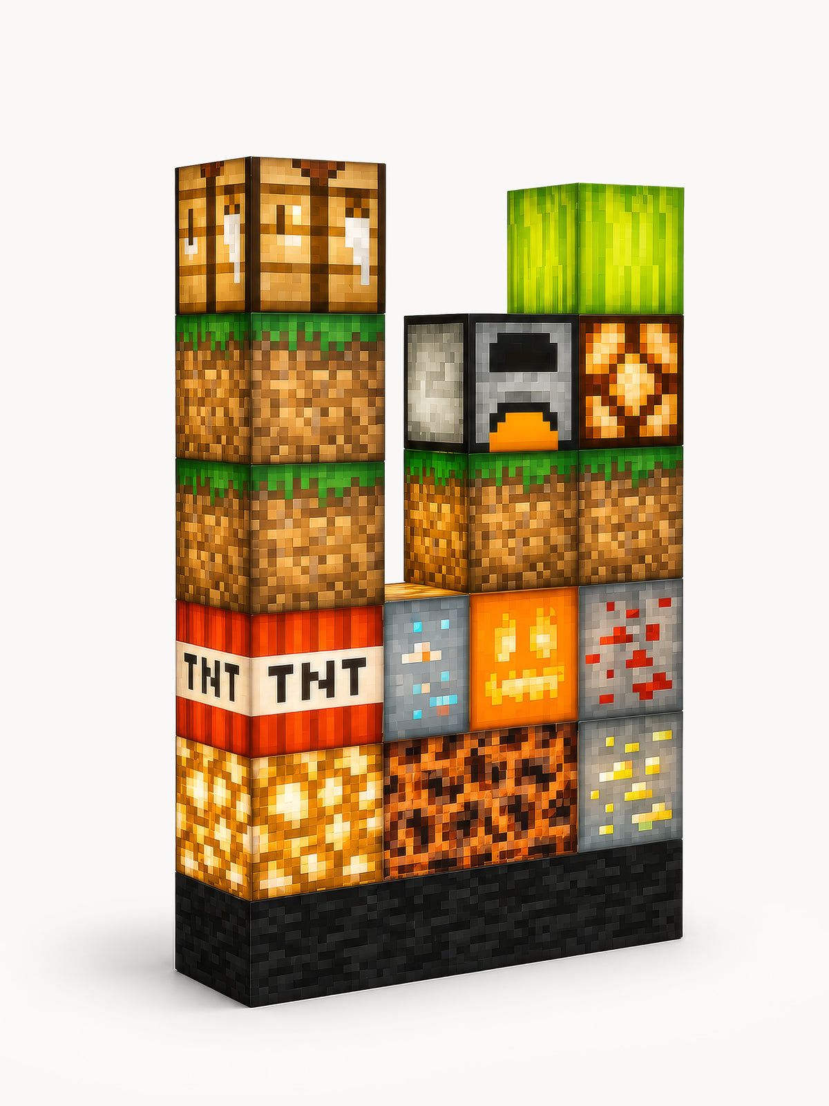 Lampe de Chevet Minecraft mini Bloc LED Modulable