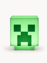 Lampe de Chevet Minecraft tête de Creeper Tactile