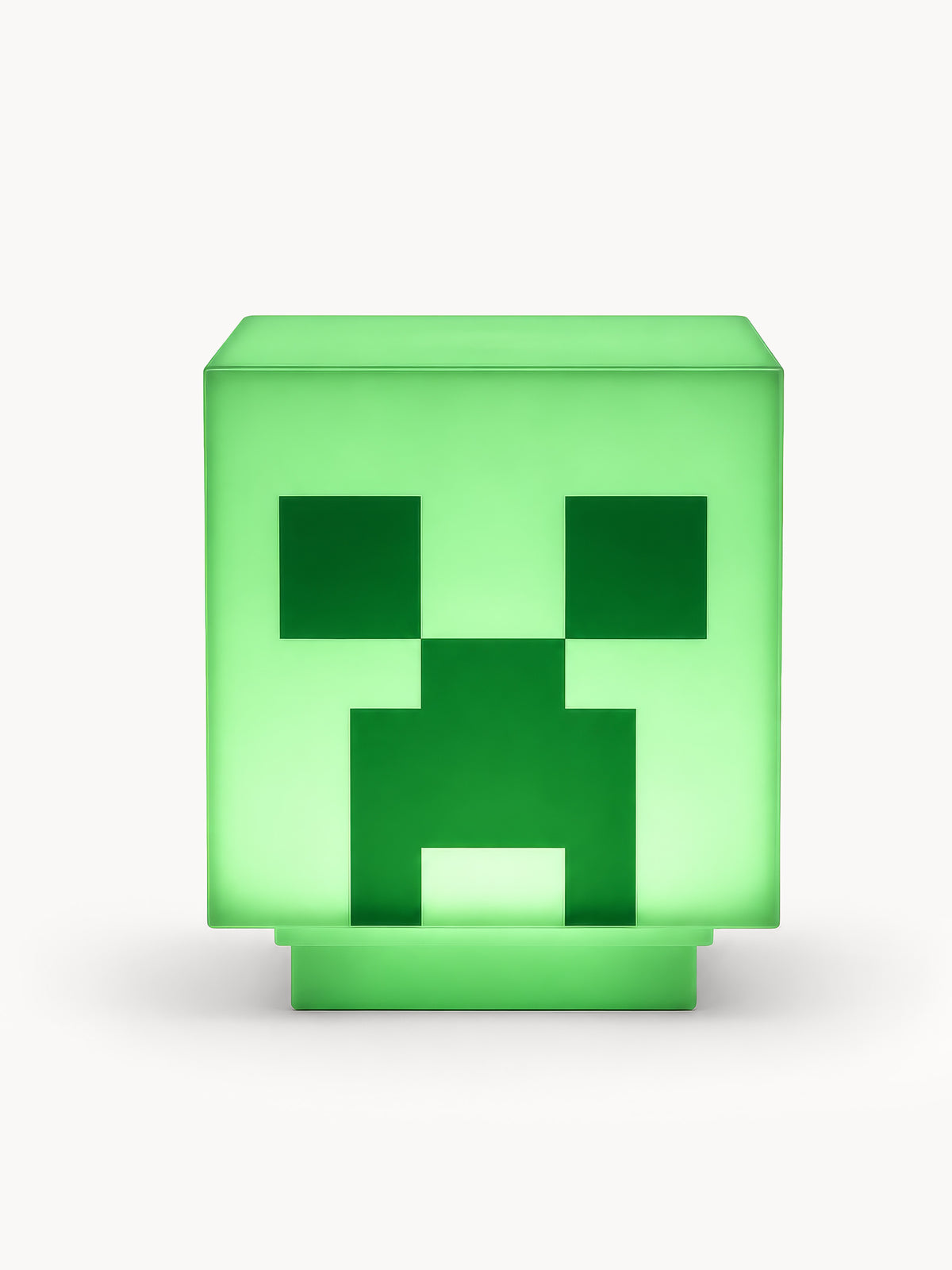 Lampe de Chevet Minecraft tête de Creeper Tactile