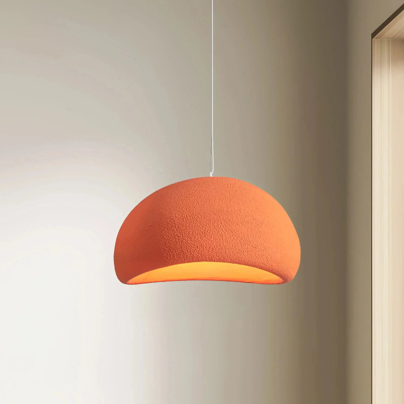 Lampe de Chevet Suspendue Wabi-Sabi Design