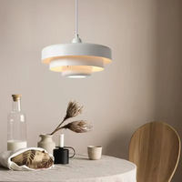 Lampede Chevet Suspendue style Nordique Retro Blanc 2