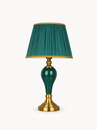 Lampe de chevet Baroque en Céramique Vert