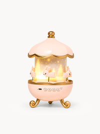 Lampe de chevet Bébé Fille avec Lapin à Projection Étoilé