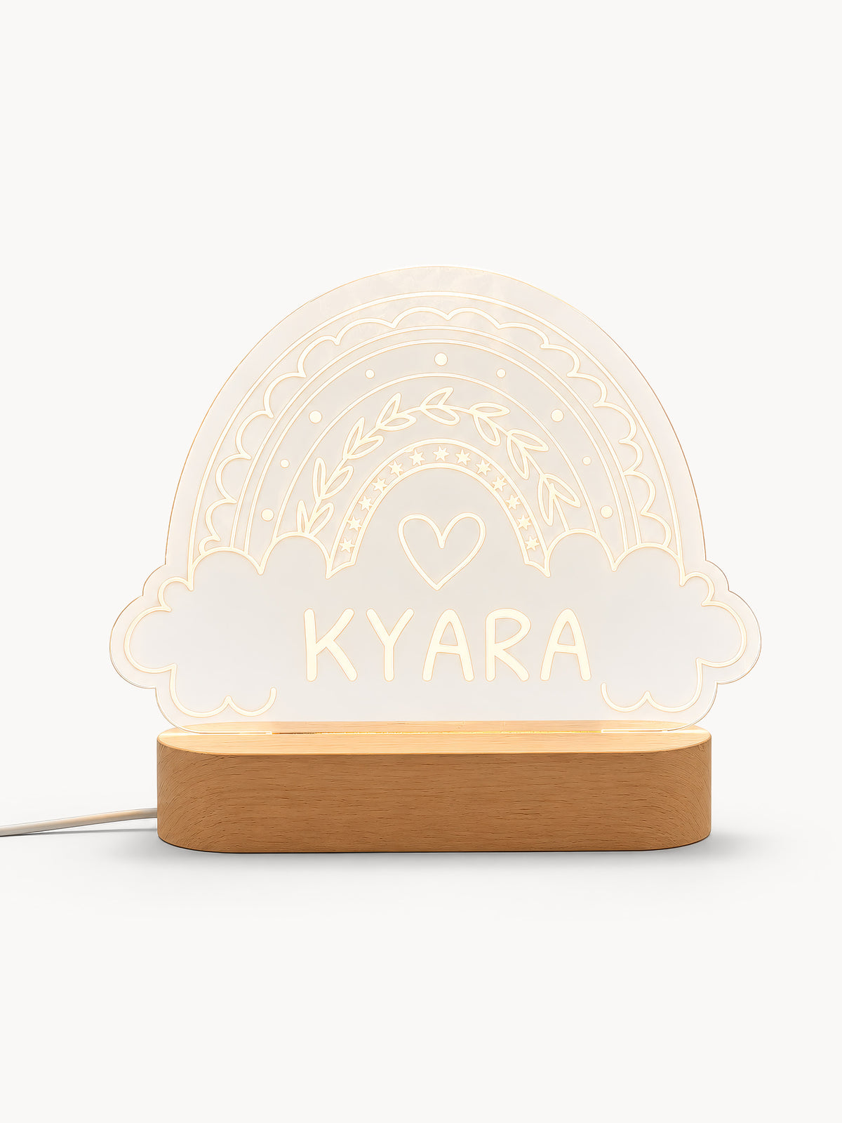 Lampe de chevet Bébé Prénom Personnalisé