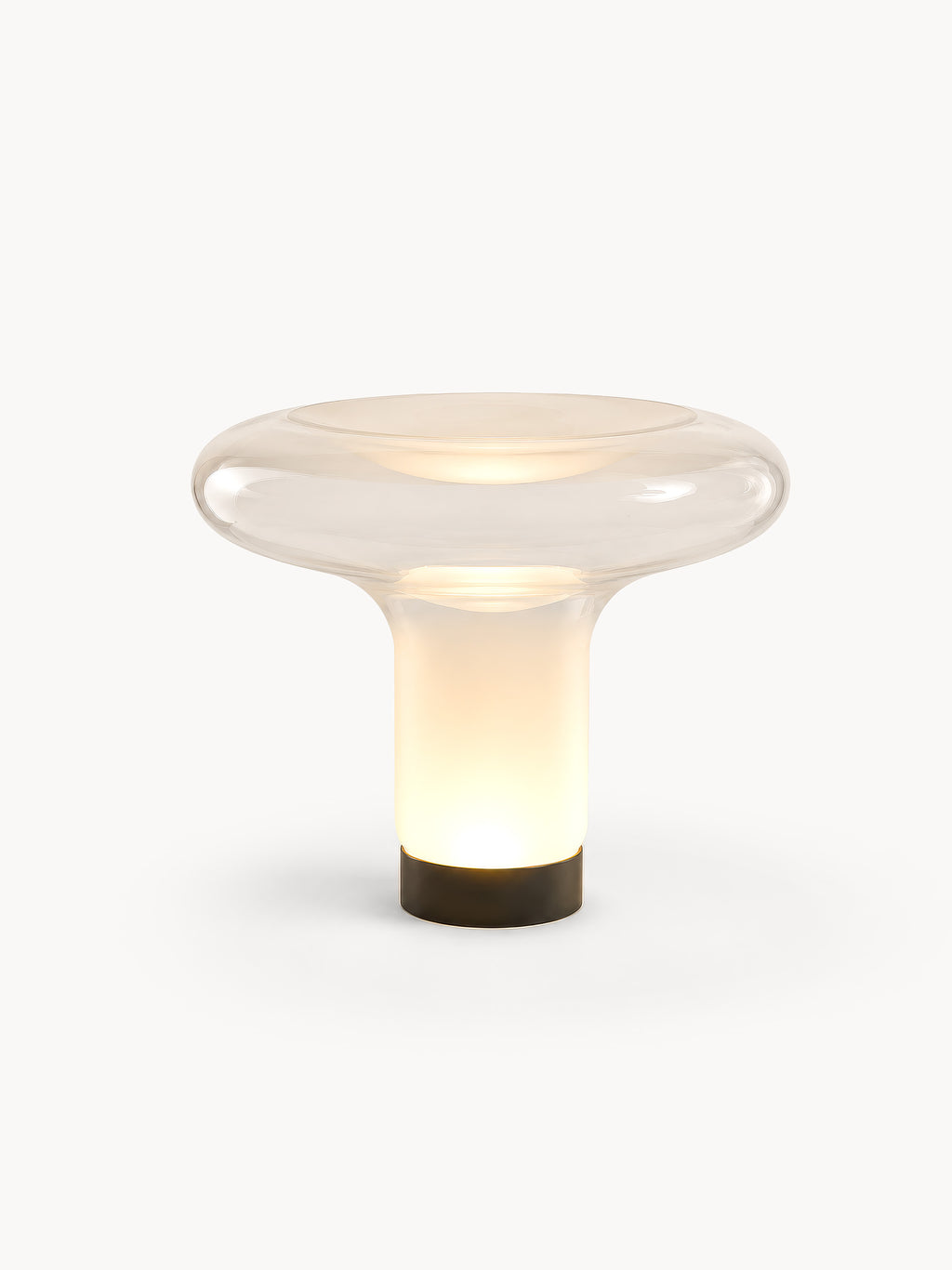 Lampe de chevet Champignon en Verre Italien