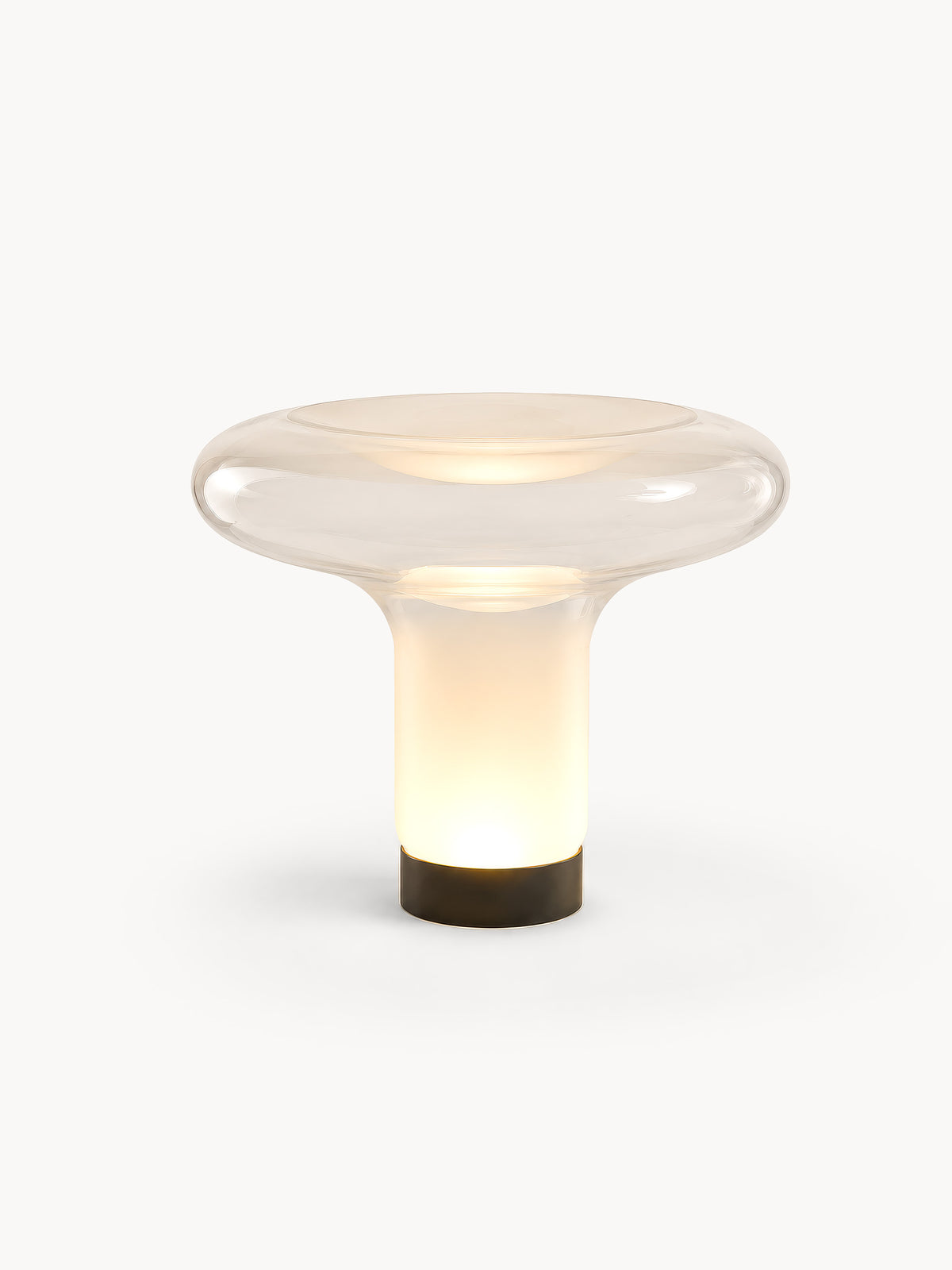 Lampe de chevet Champignon en Verre Italien