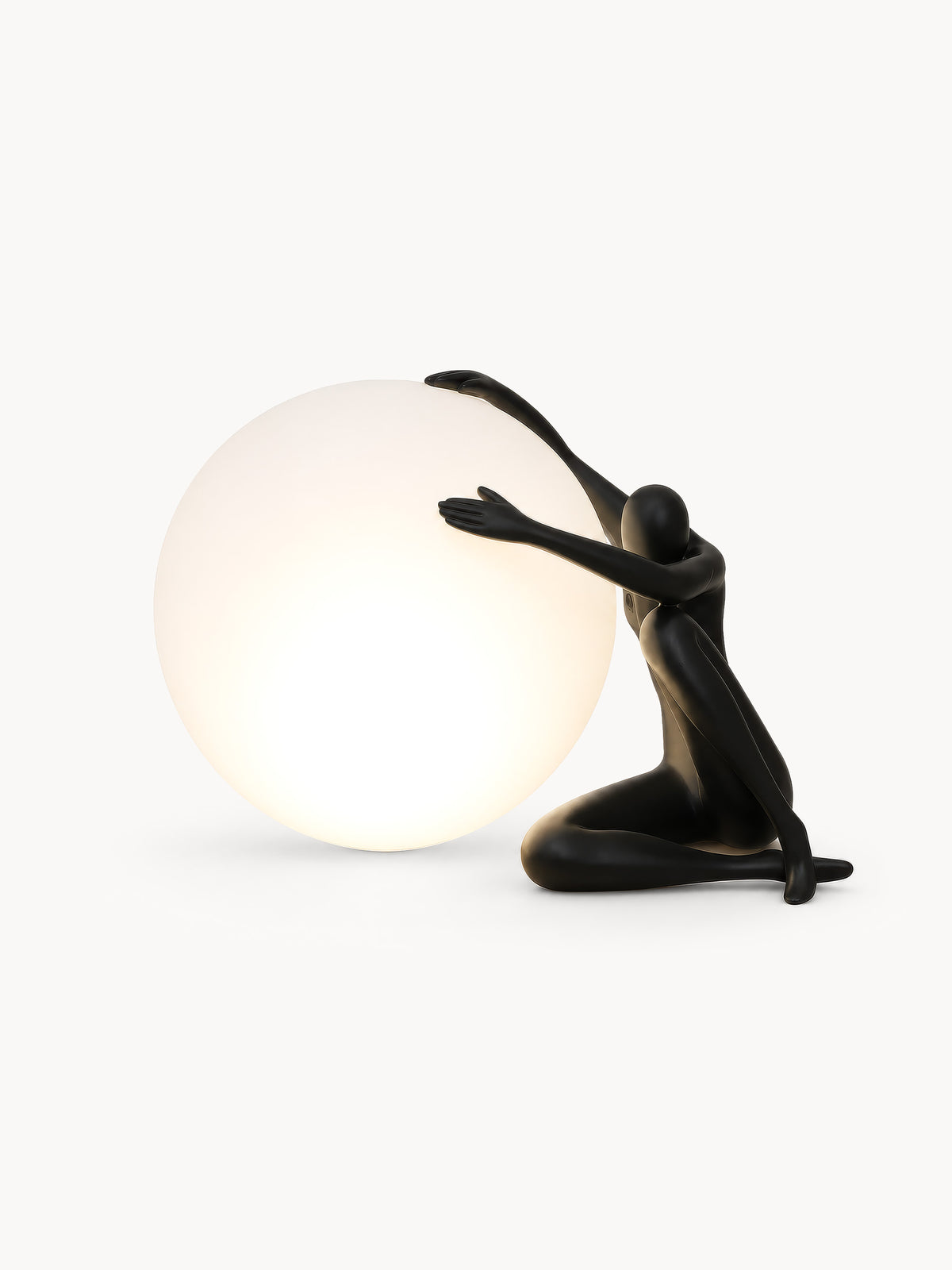 Lampe de chevet Design Boule en Verre Humanoïde
