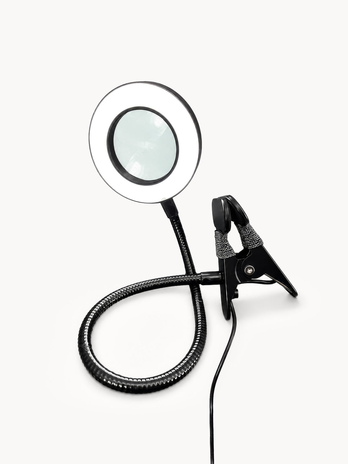 Lampe de chevet Lecture Pince à Clip avec Loupe