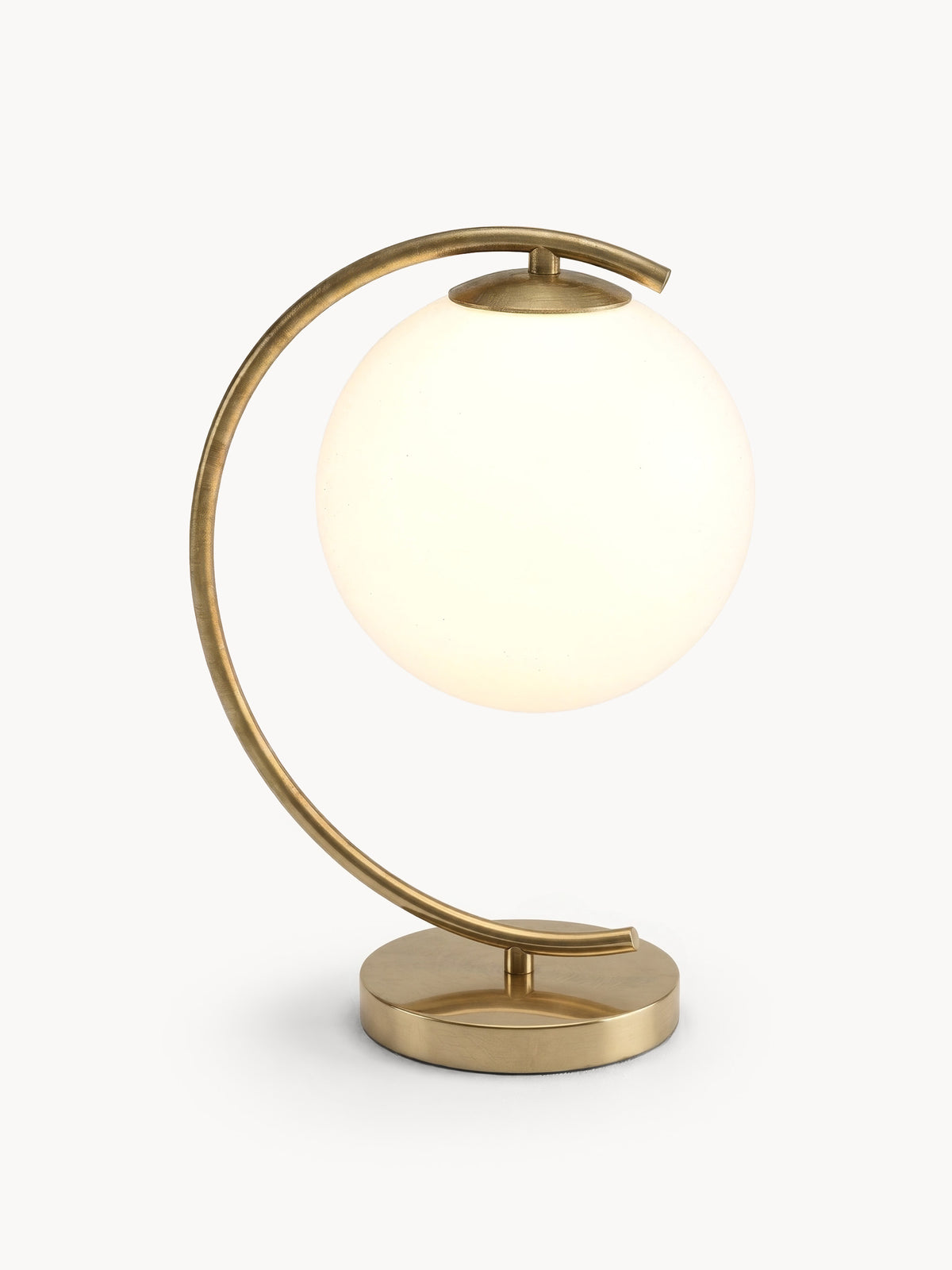 Lampe de chevet Lune Dorée Design avec Boule