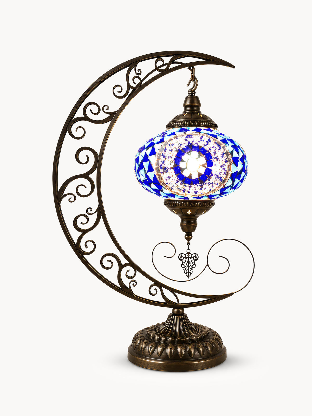 Lampe de chevet Lune style Art-Déco