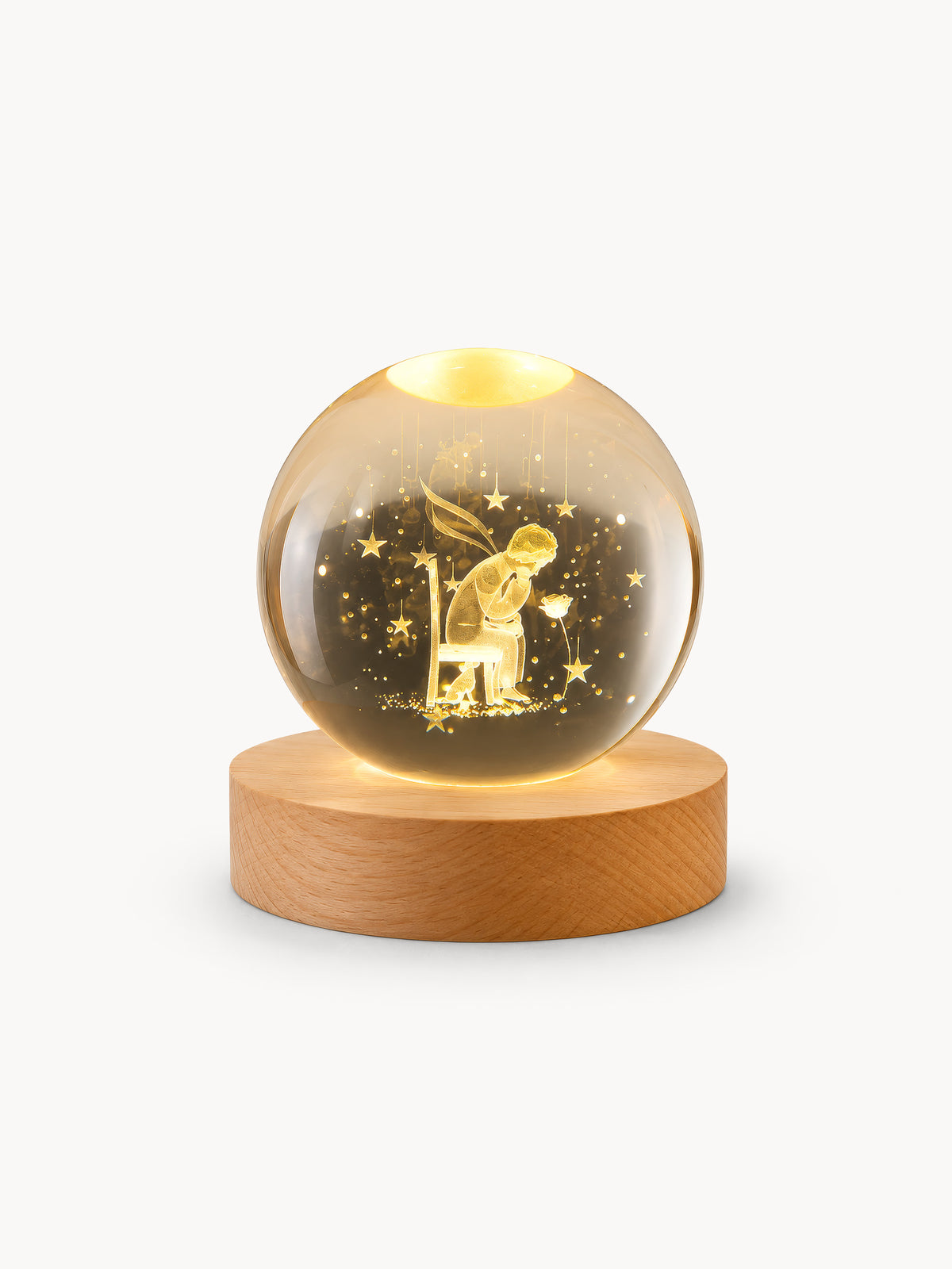 Lampe de chevet USB Sphère Féerique