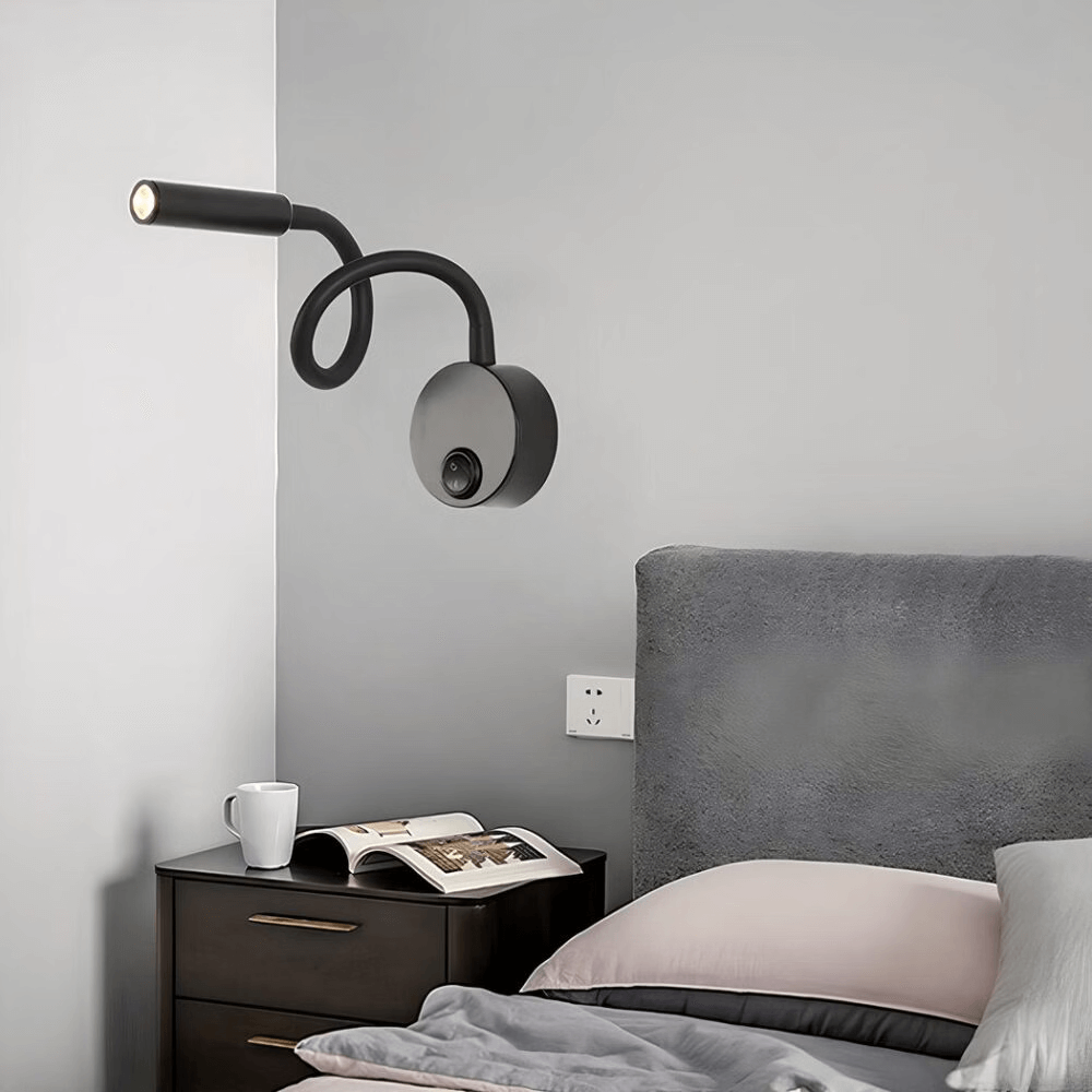 Lampe de chevet Liseuse Flexible avec interrupteur - section Image