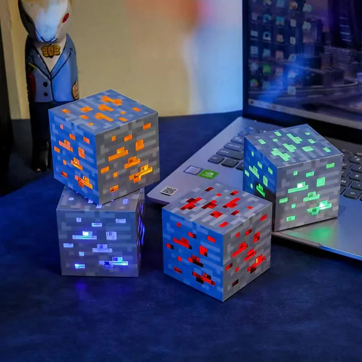 Lampe de chevet Minecraft en Minerai - section Image
