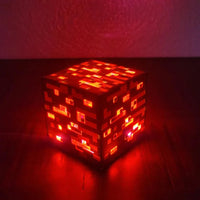 Lampe de chevet Minecraft en Minerai - Opale