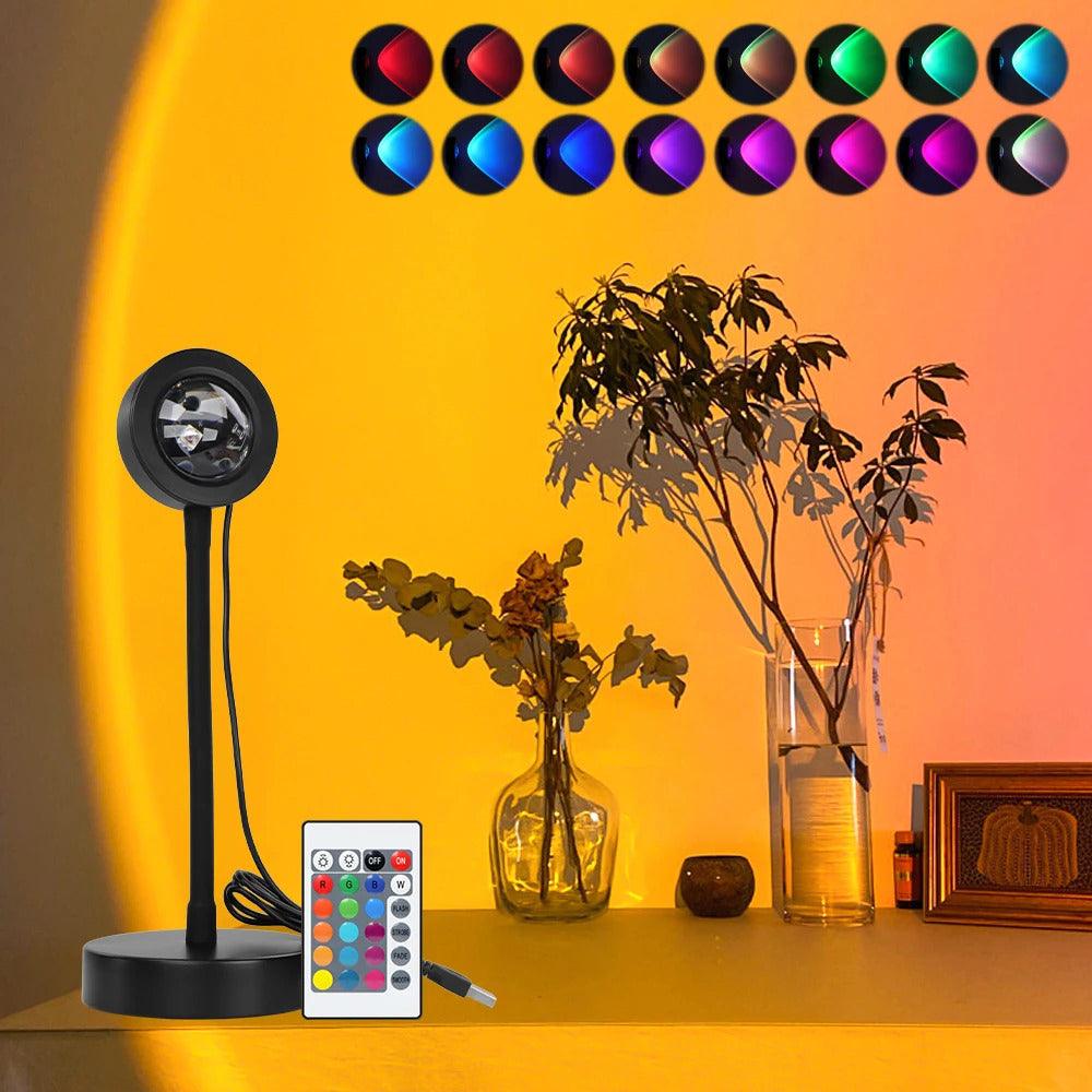 Lampe Projecteur Coucher de Soleil - Opale