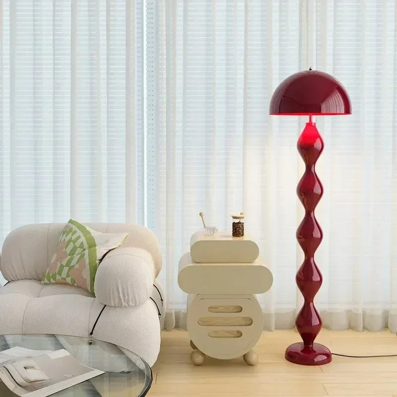 Grande Lampe de chevet Scandinave Champignon - Opale