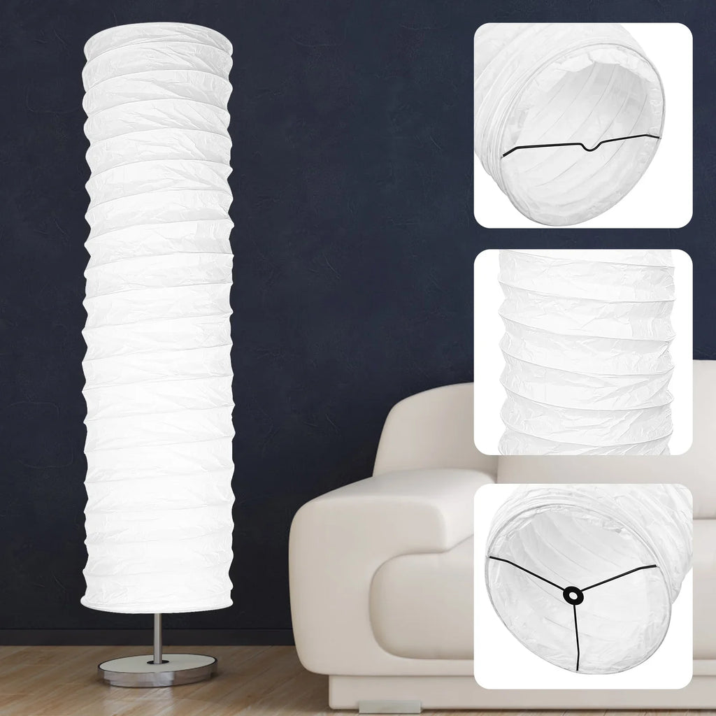 Abat-Jour Lampe de chevet en Papier pour Lampadaire - Opale