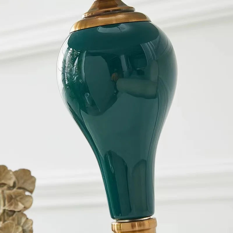 Lampe de chevet Baroque en Céramique Vert - Opale Image