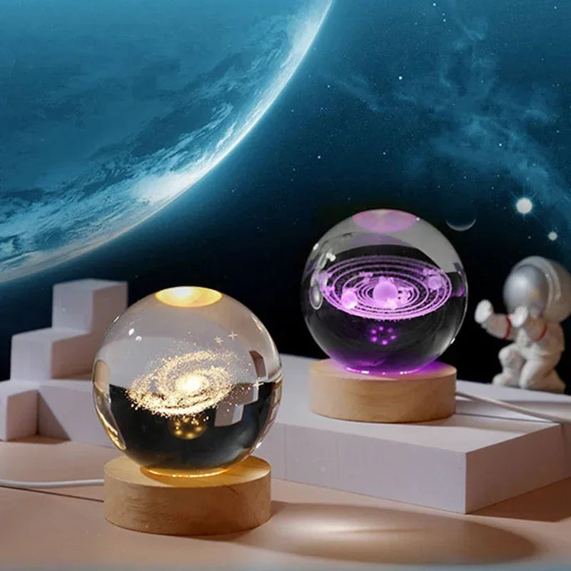 Lampe de chevet USB Sphère Féerique - section Image